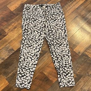H&M animal print jeans size 8